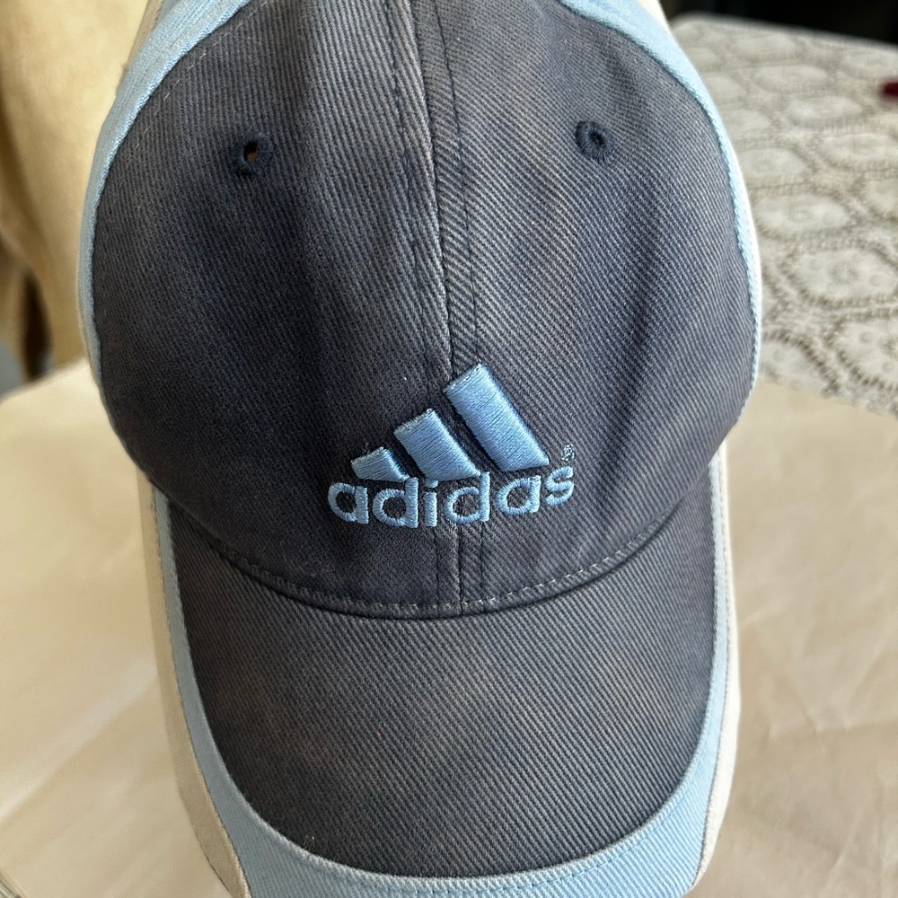 Adidas Two-Tone Blue and Gray Cap